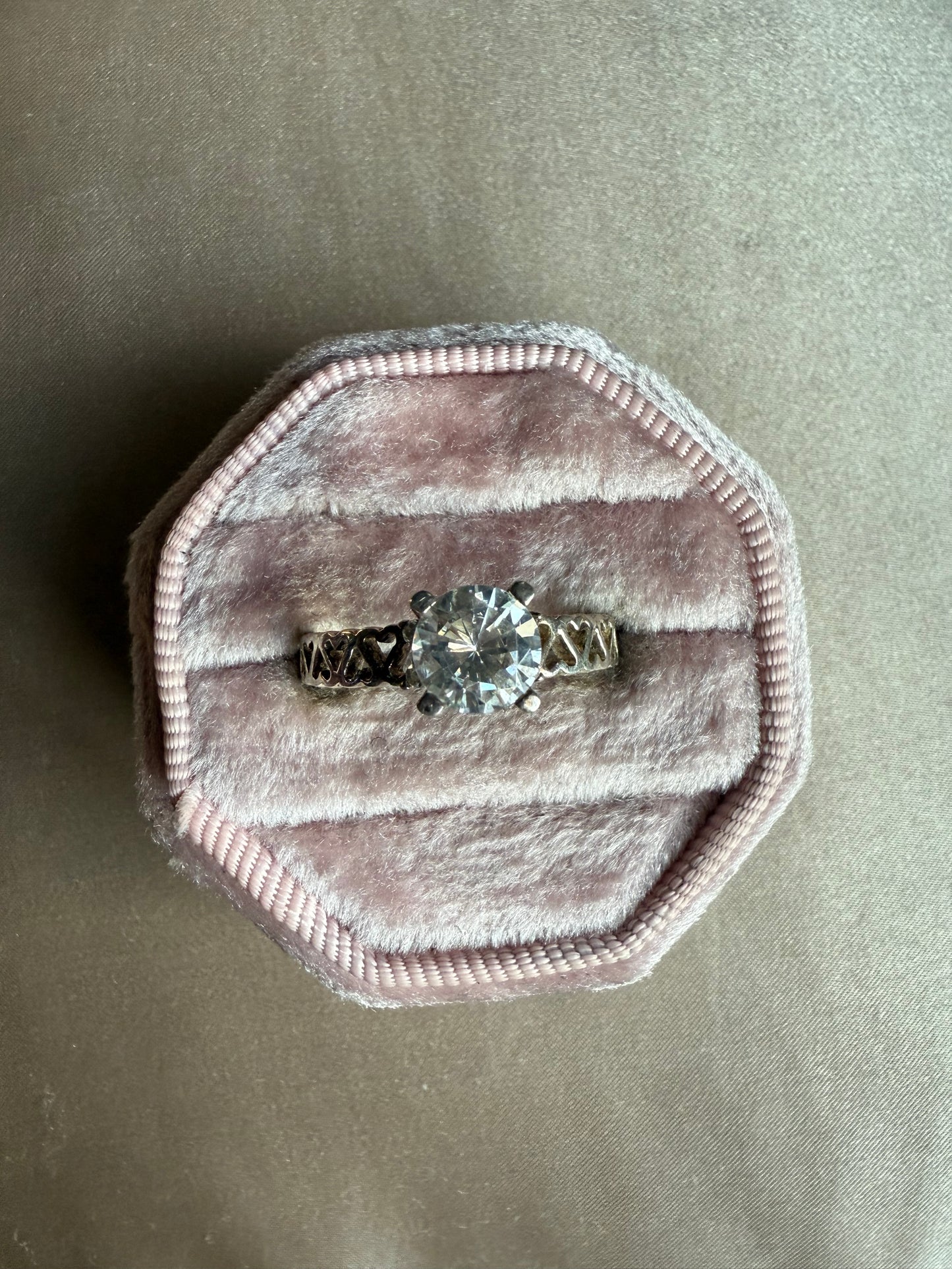 Sterling Heart Solitaire Ring (9)