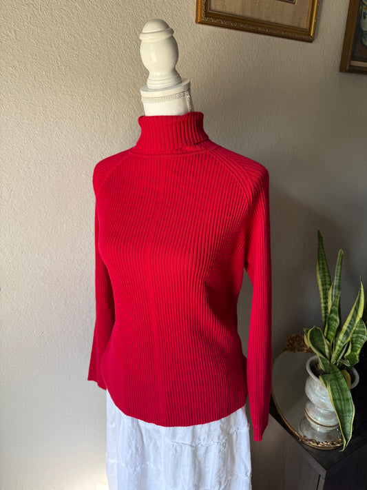 XL - Red Turtleneck