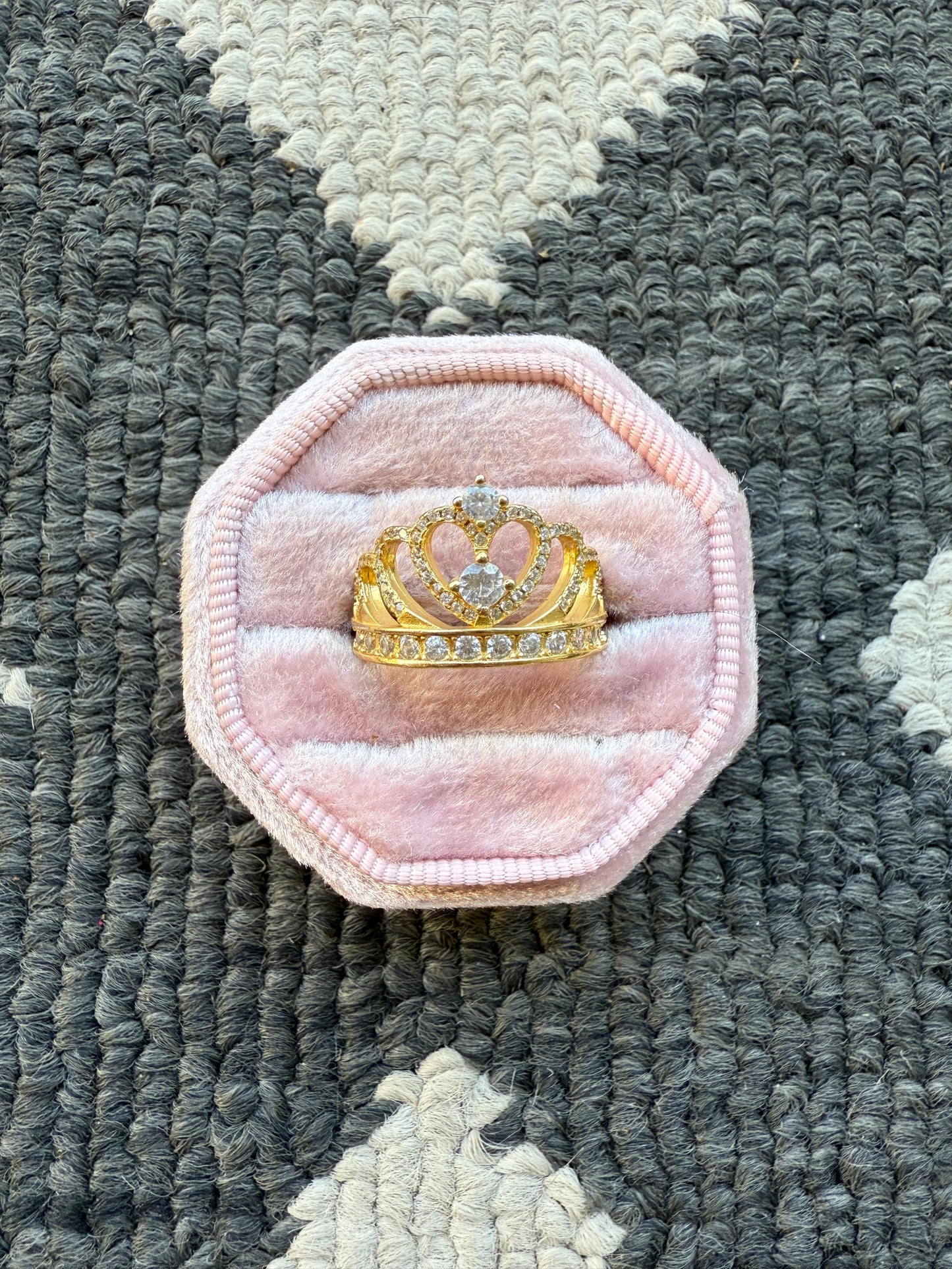 Sterling Gold Crown Ring (7)