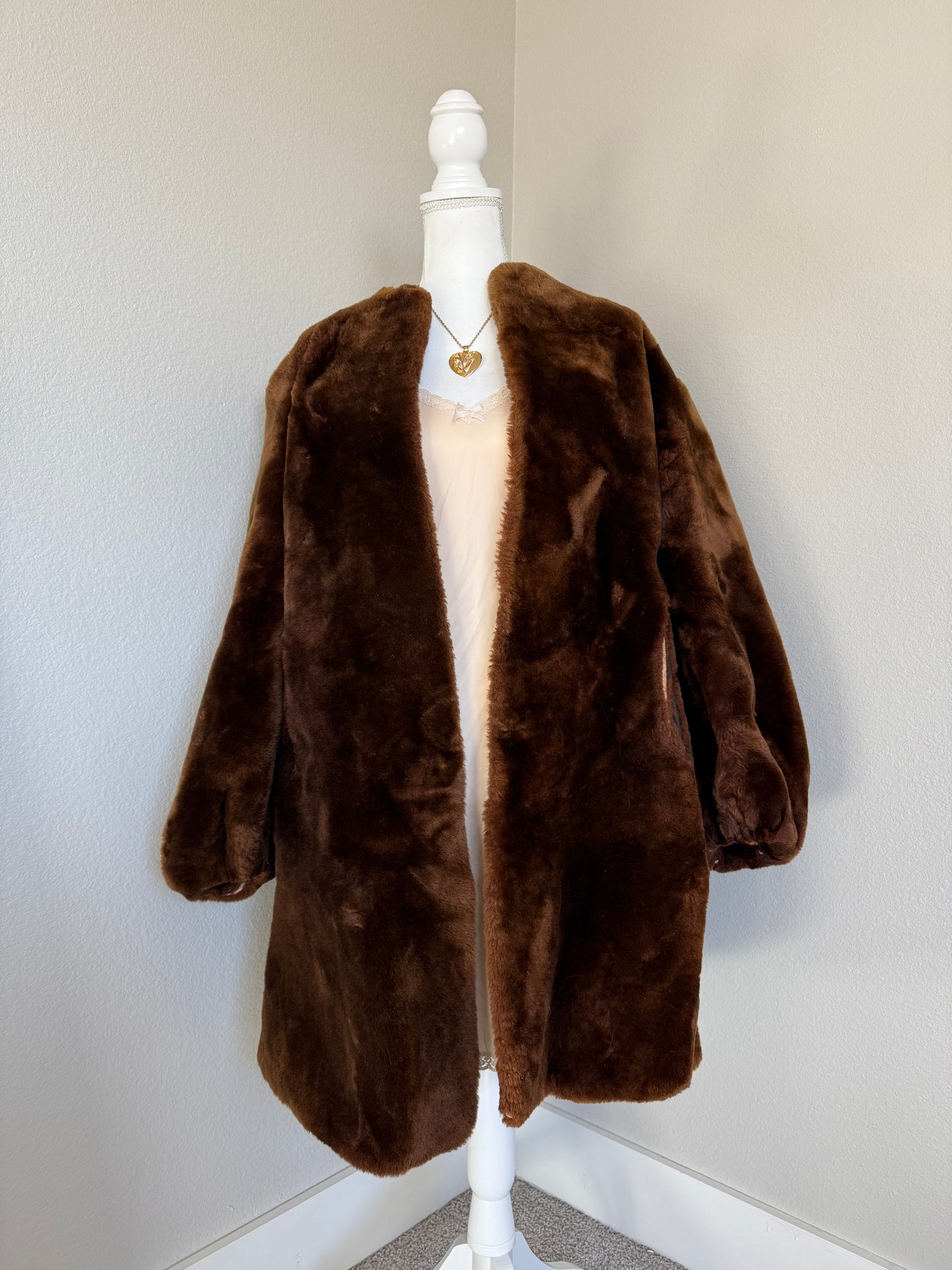 Vintage Mouton Fur Coat