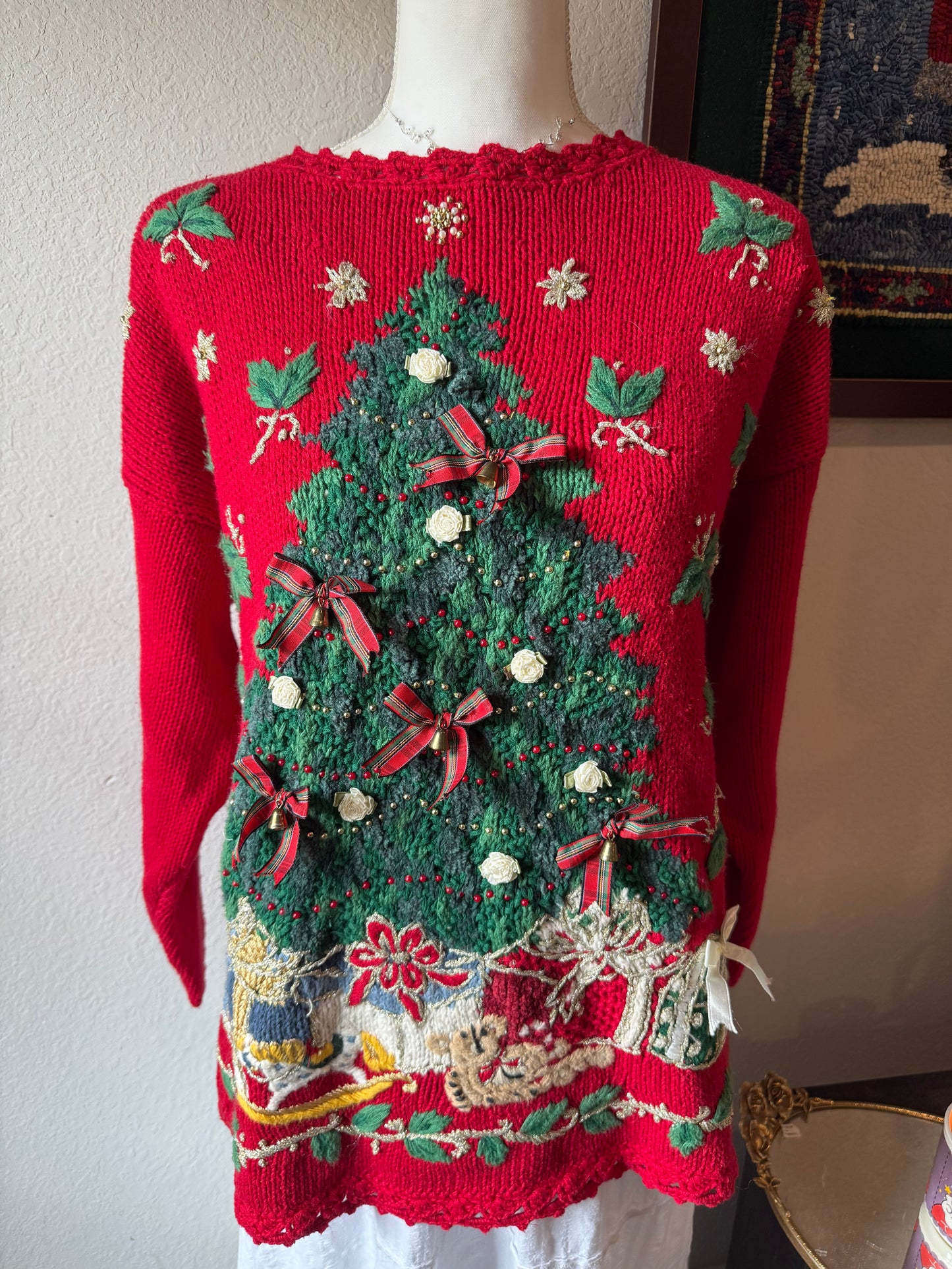 Tiara Christmas Tree Sweater