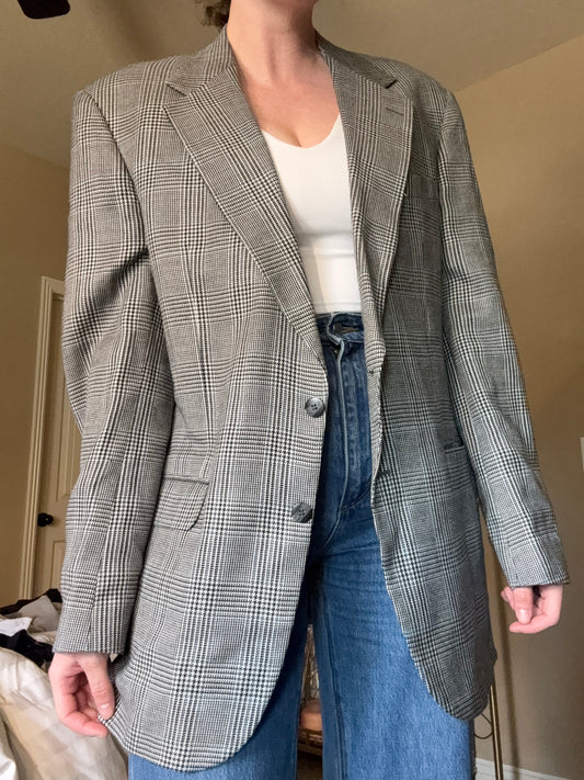 Plaid Blazer