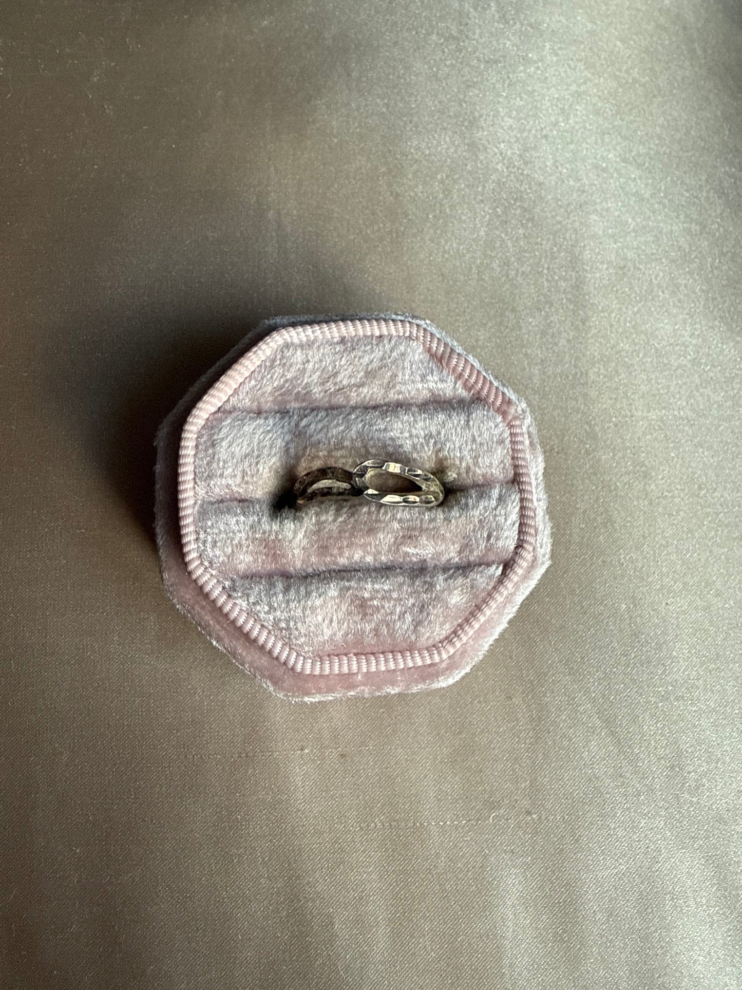 Sterling Hammered Ring (5.5)