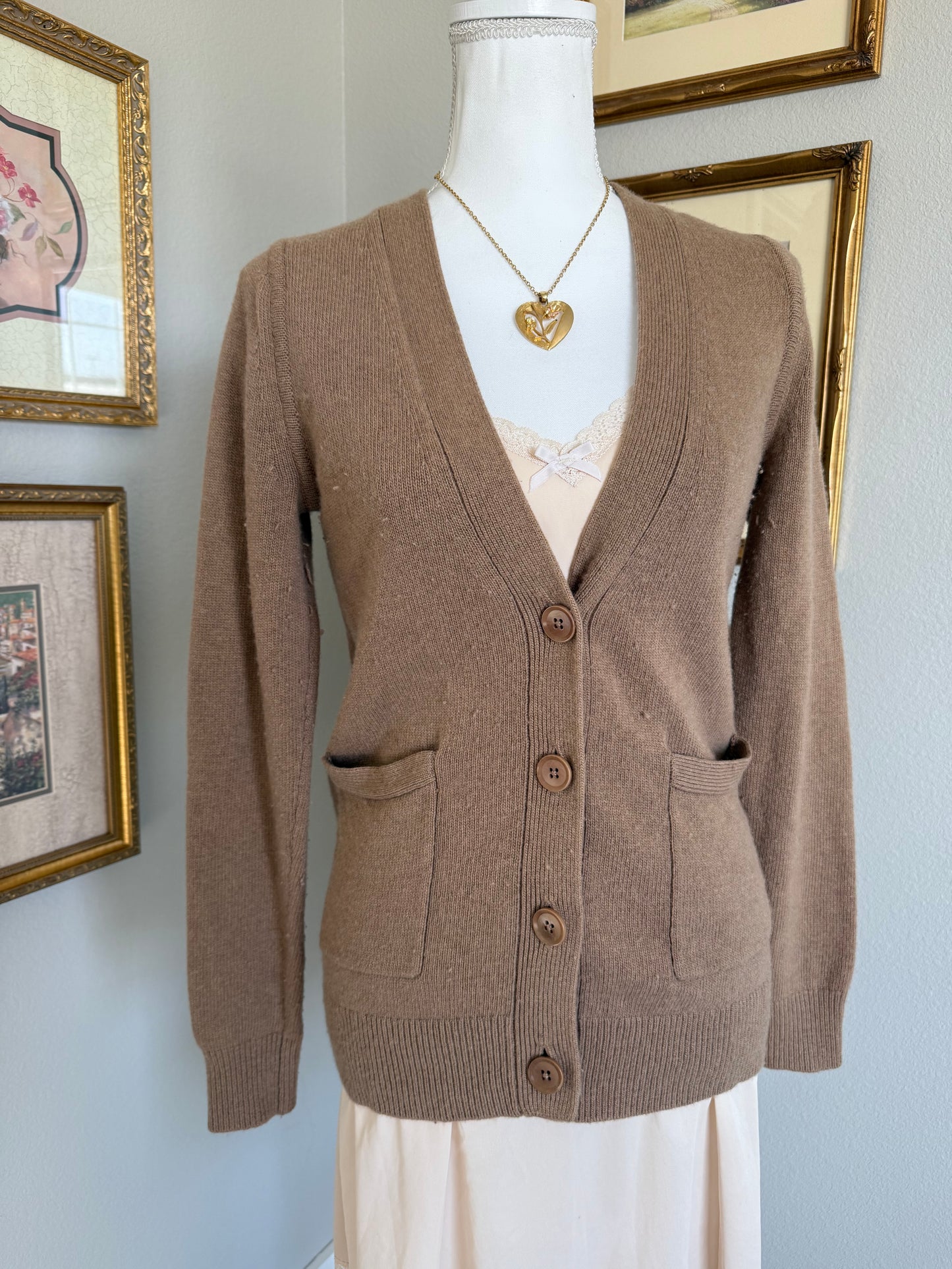 Italian Wool Cashmere Cardigan