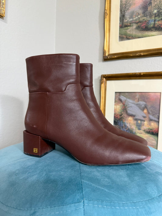 Brown Sarto Leather Heeled Boots