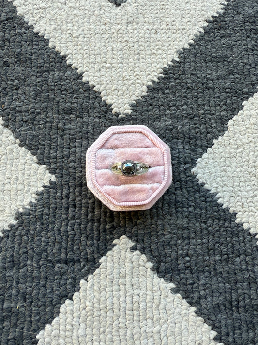 Sterling Black Pearl Ring (7)