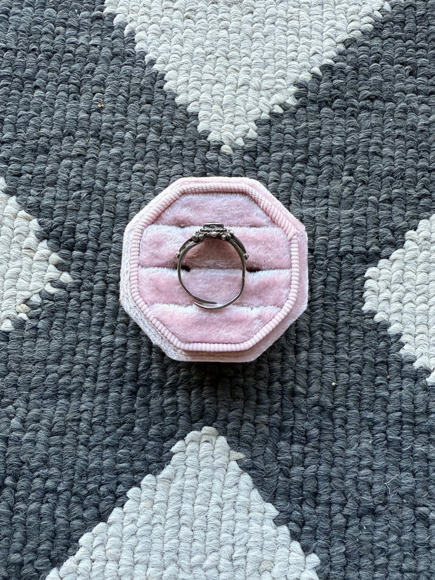 Sterling Purple Heart Ring (4.5-6)