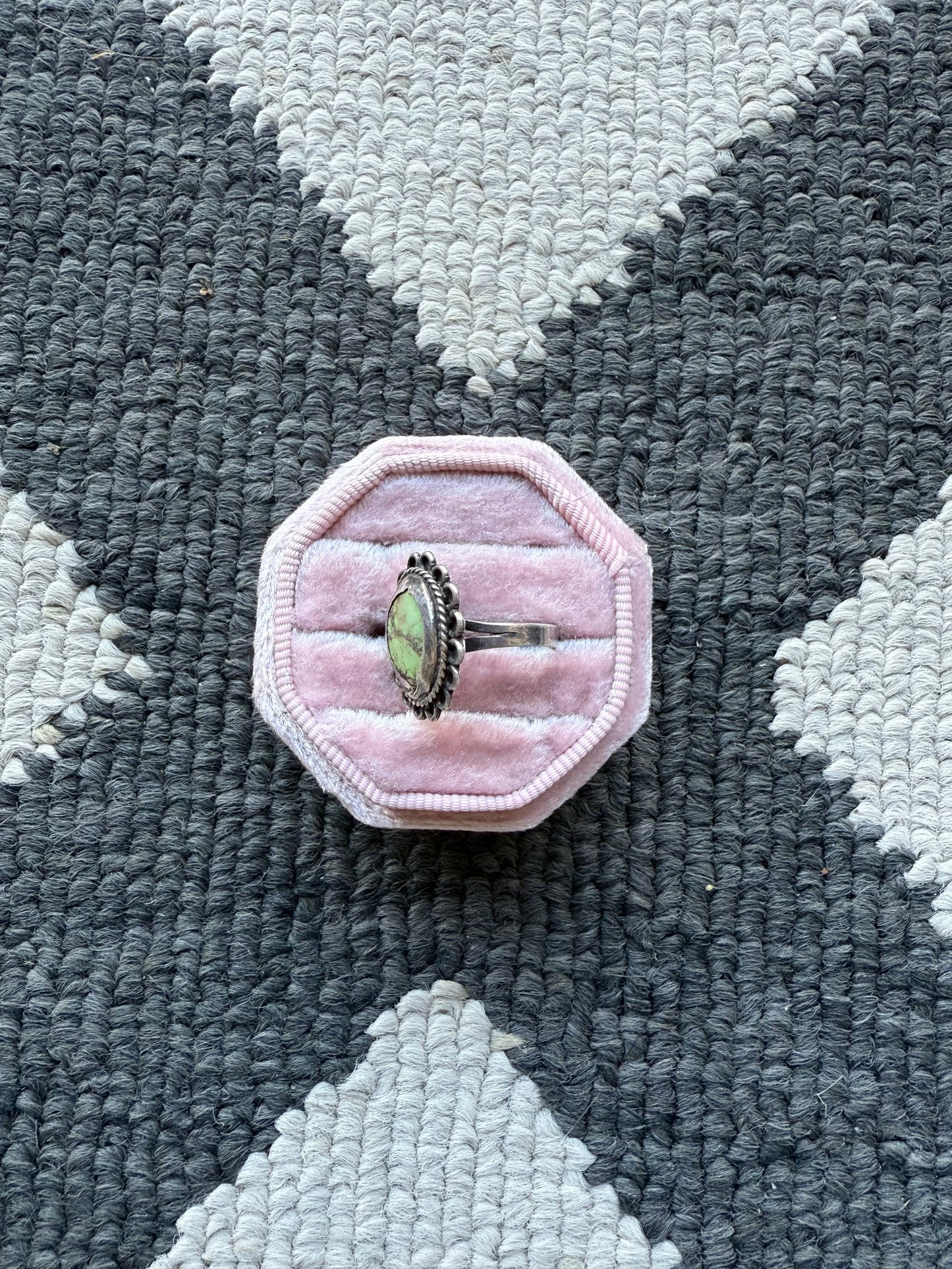 Sterling Light Green Ring (5)