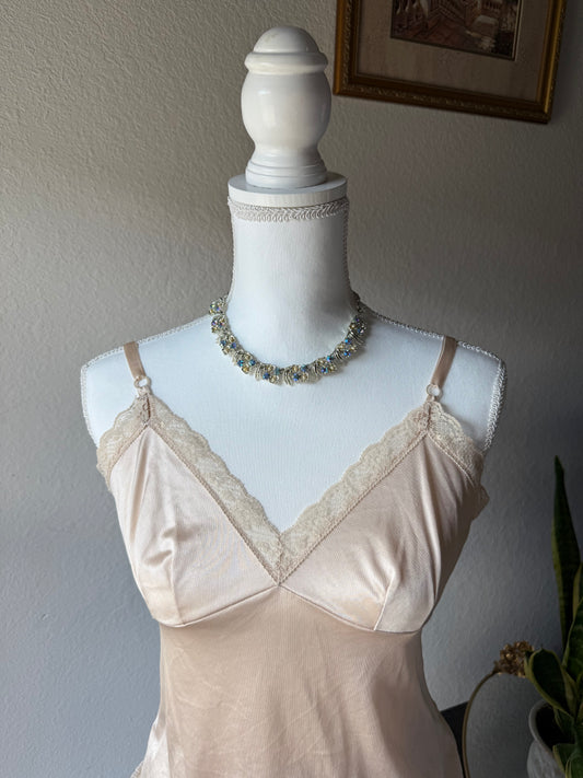 Rhinestone Pearl Necklace