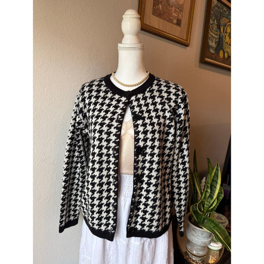 Houndstooth Cardigan
