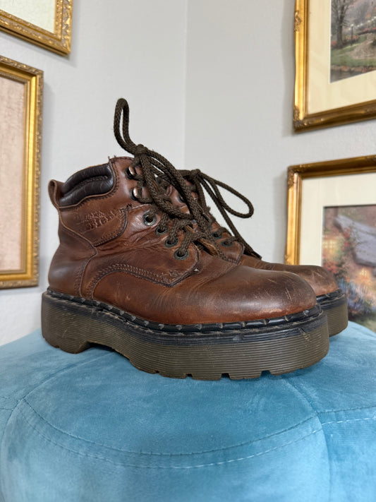 Vintage 8476 Brown Dr. Martens