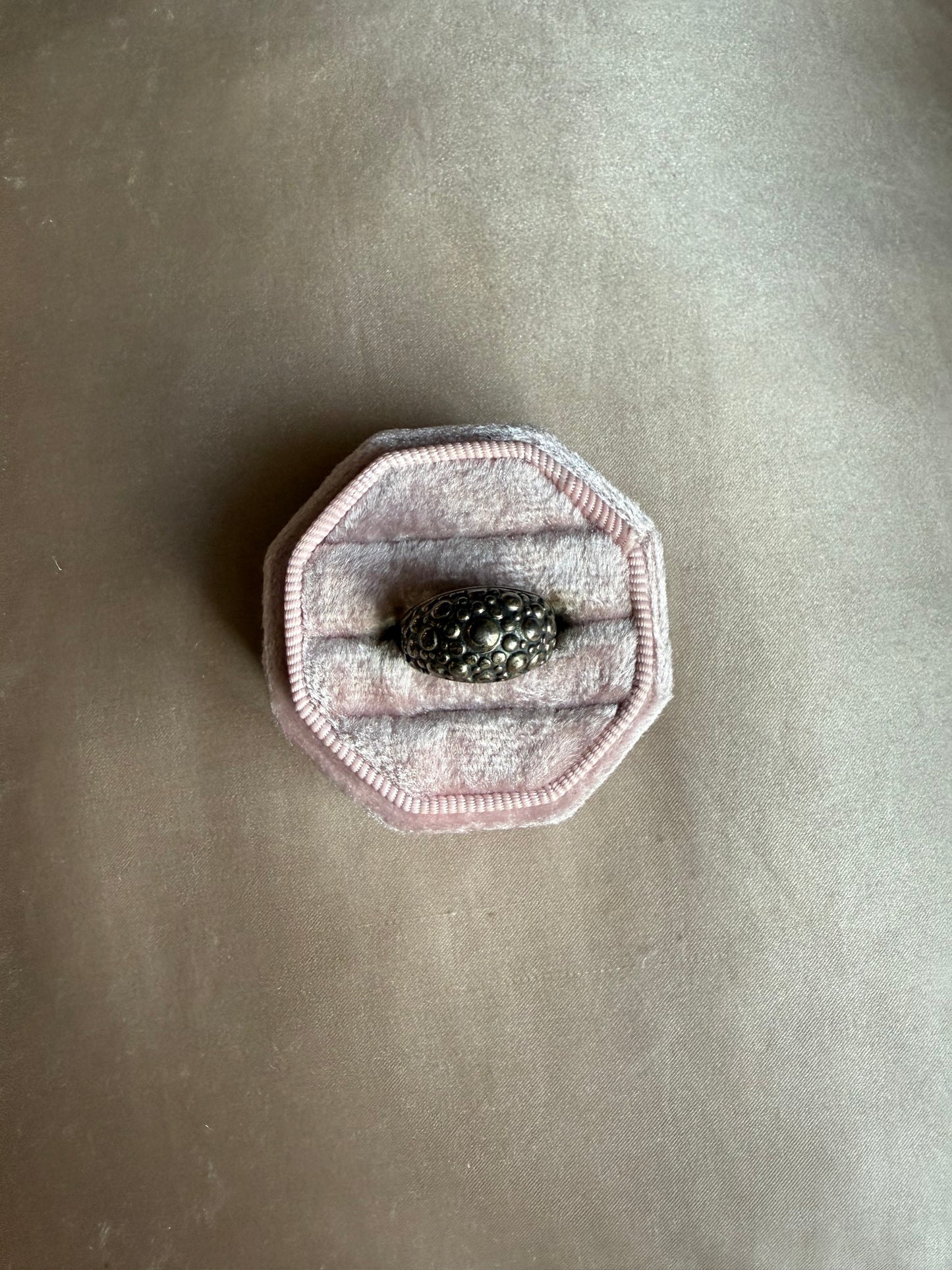 Sterling Dome Pebble Ring (6-6.5)