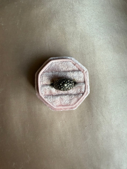 Sterling Dome Pebble Ring (6-6.5)