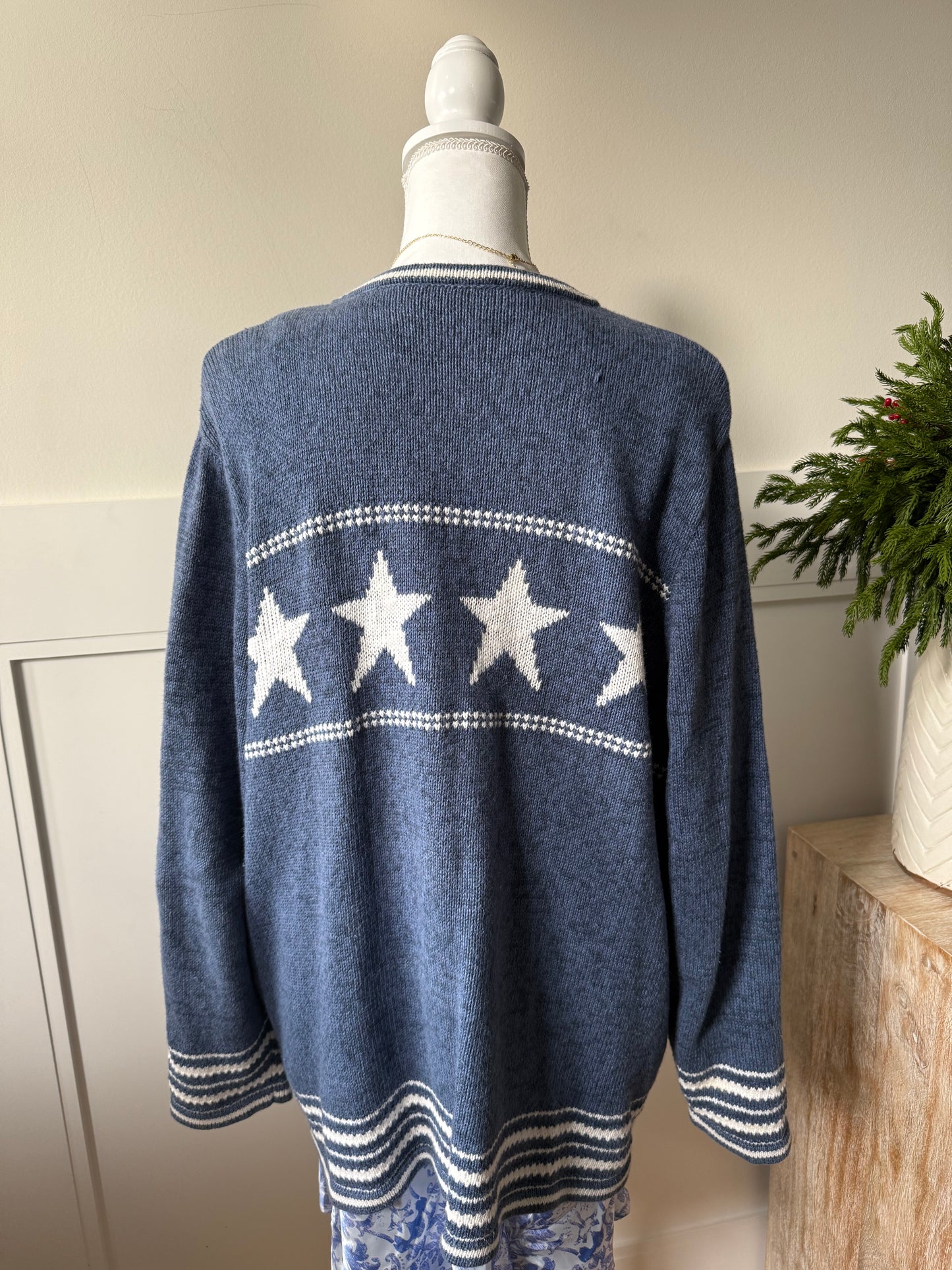 Blue Star Sweater