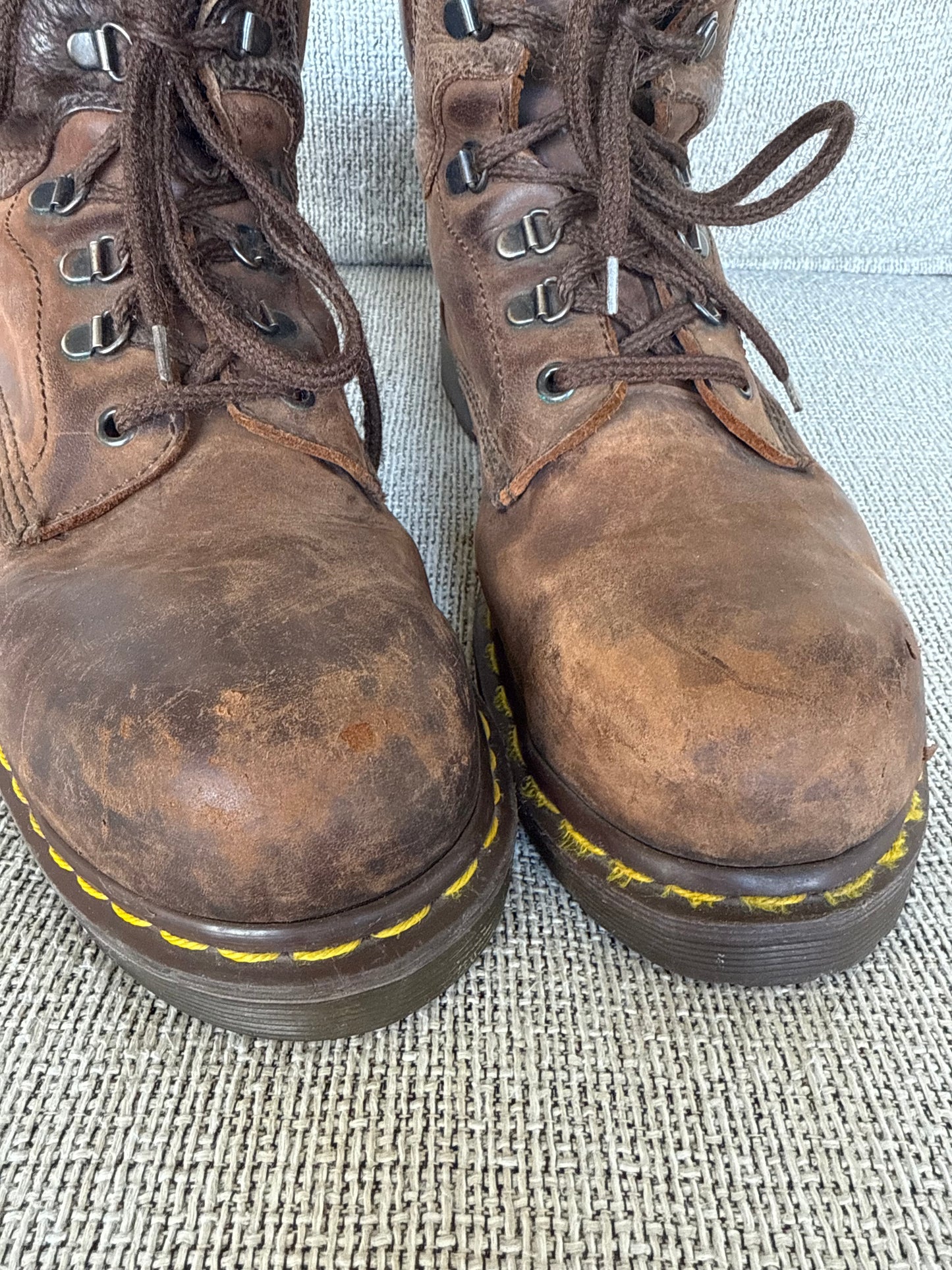 Vintage Brown Steel Toes