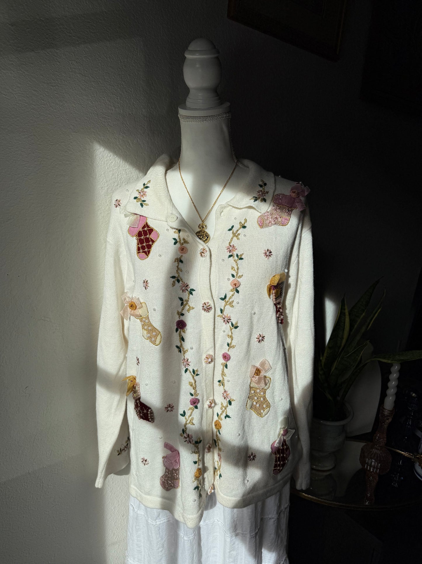 Pearl Stocking Sweater