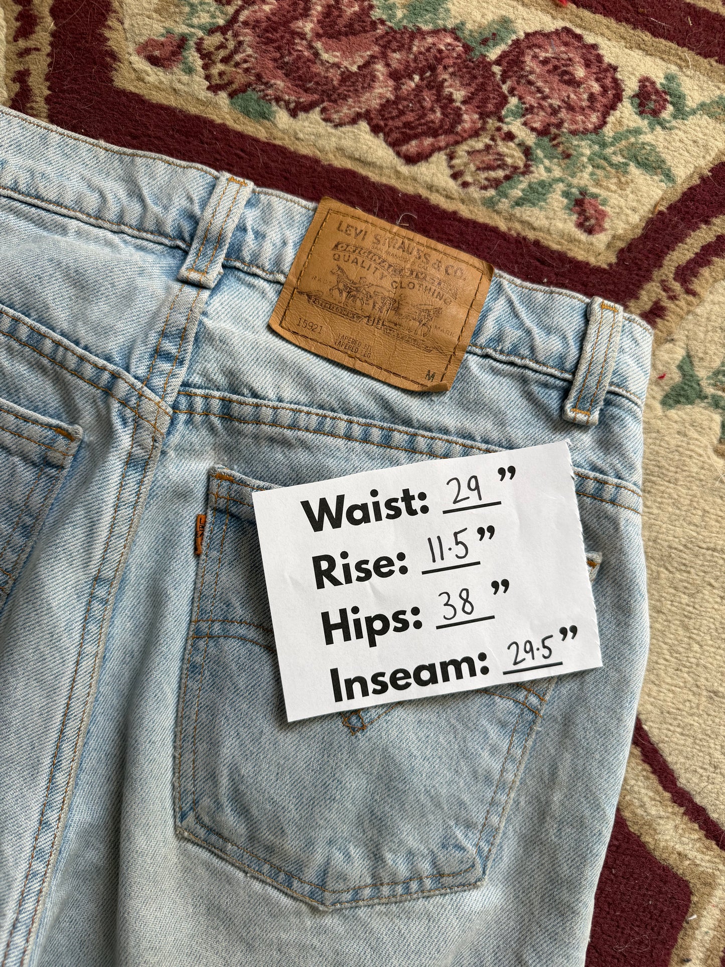 29” 1990s Orange Tab Levi’s