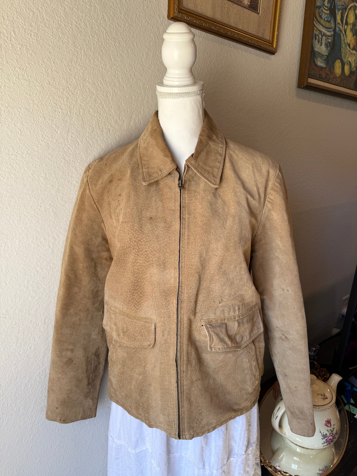 Tan Suede Jacket