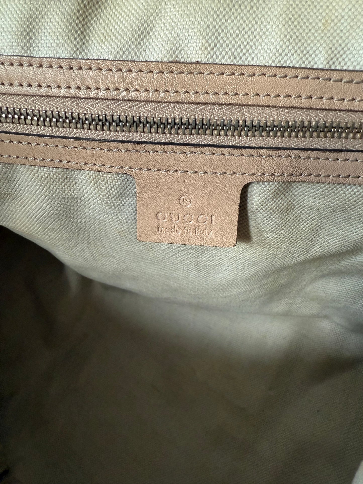Gucci Brown Sherry Satchel