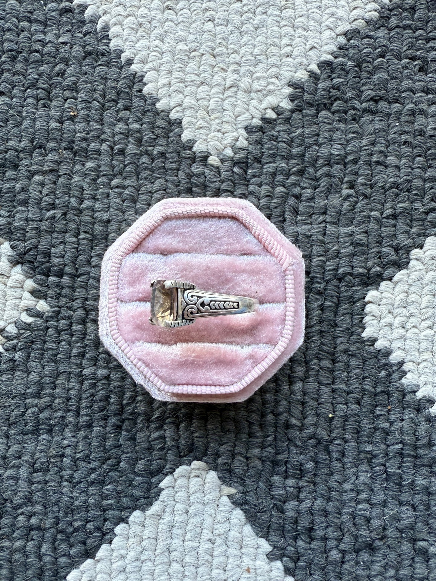 Sterling Gray Ring (6.25)