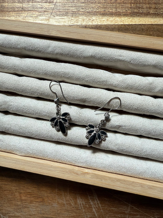 Black Dangle Earrings