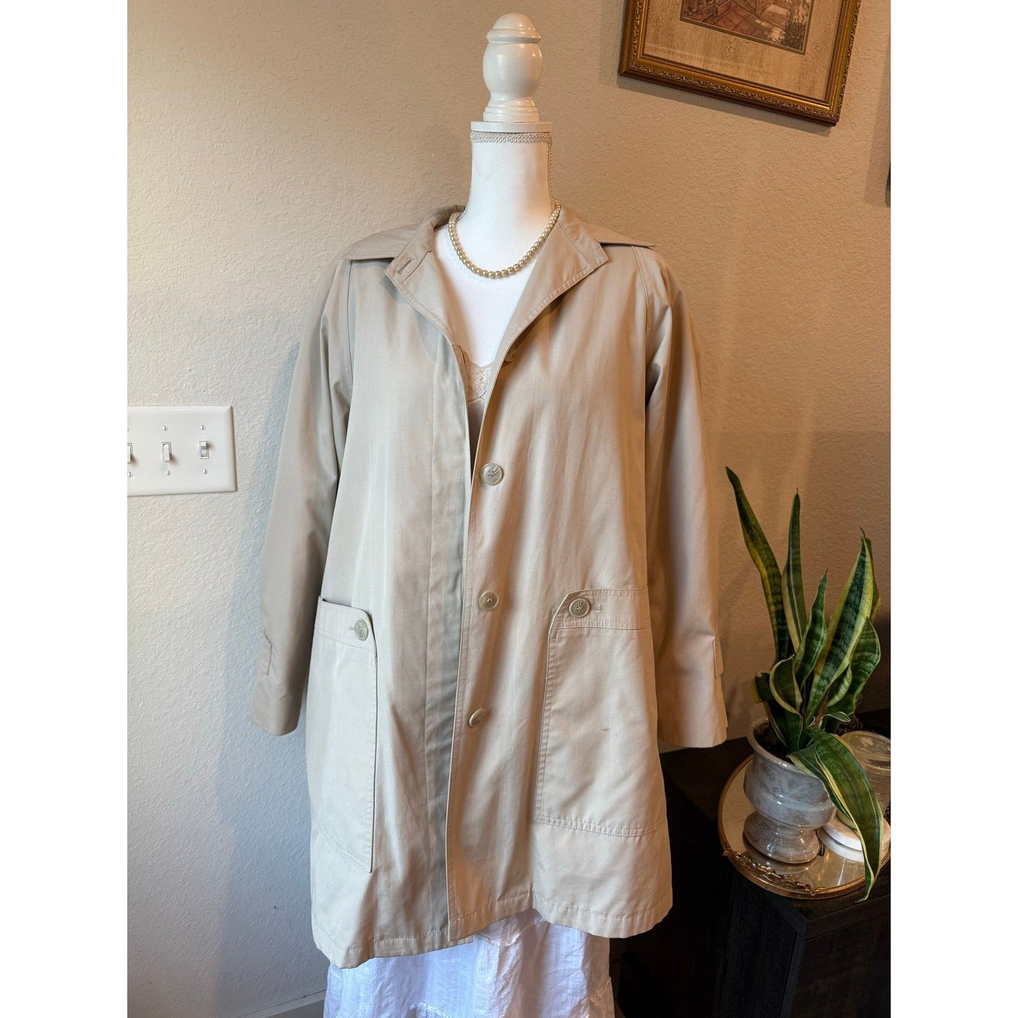 London Fog Lined Trench Coat