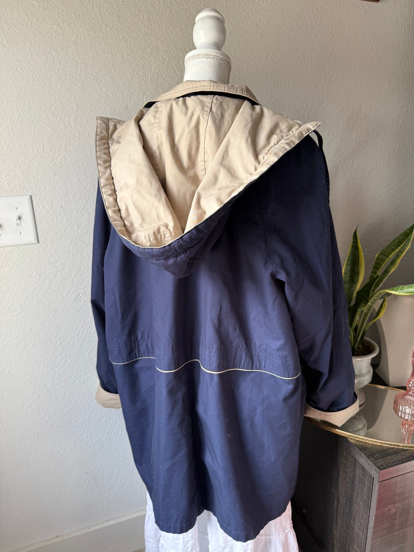 Navy London Fog Coat