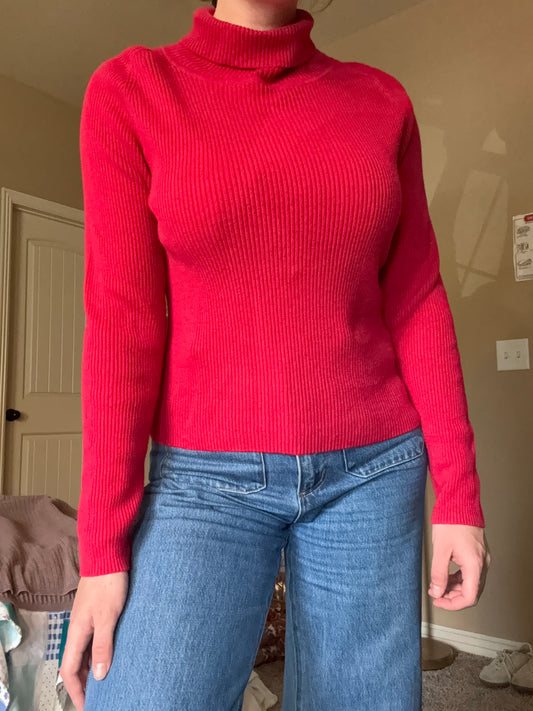 Red Turtleneck