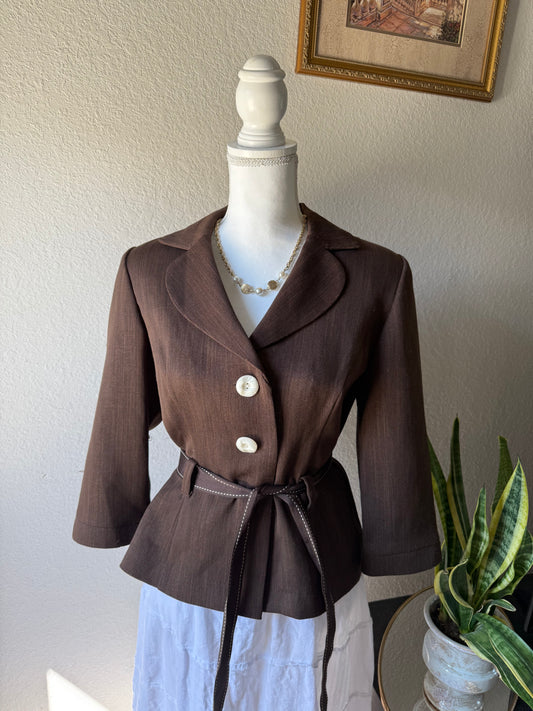S - Brown Blazer