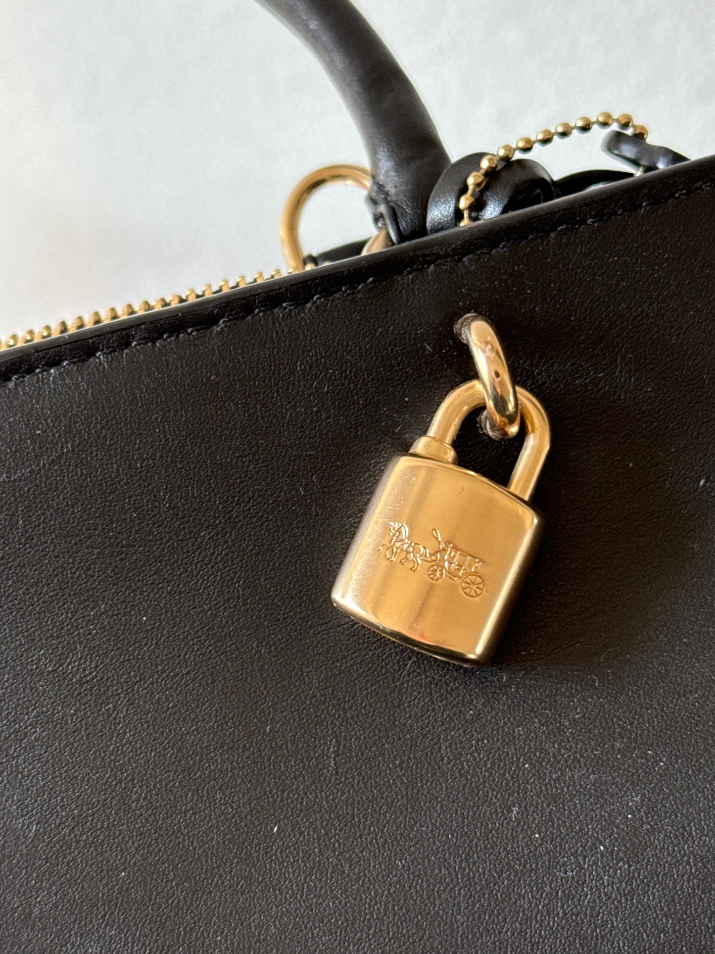 Coach Black Zoe Carryall