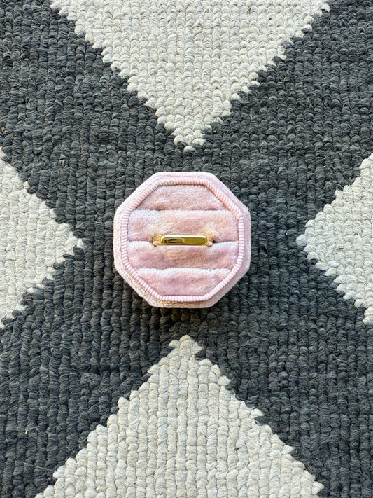 Sterling Bar Ring - Gold Plated (7)