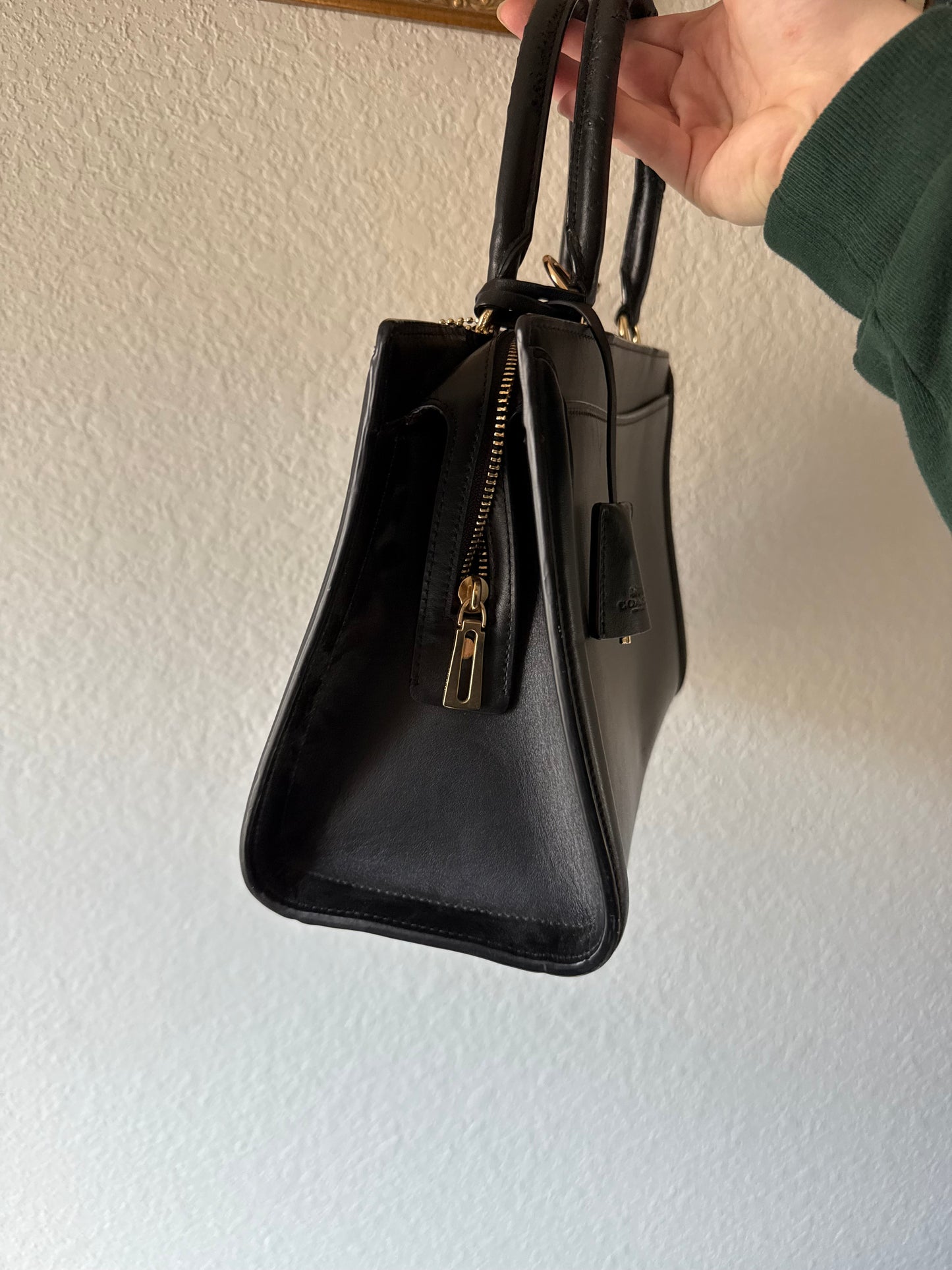 Coach Black Zoe Carryall