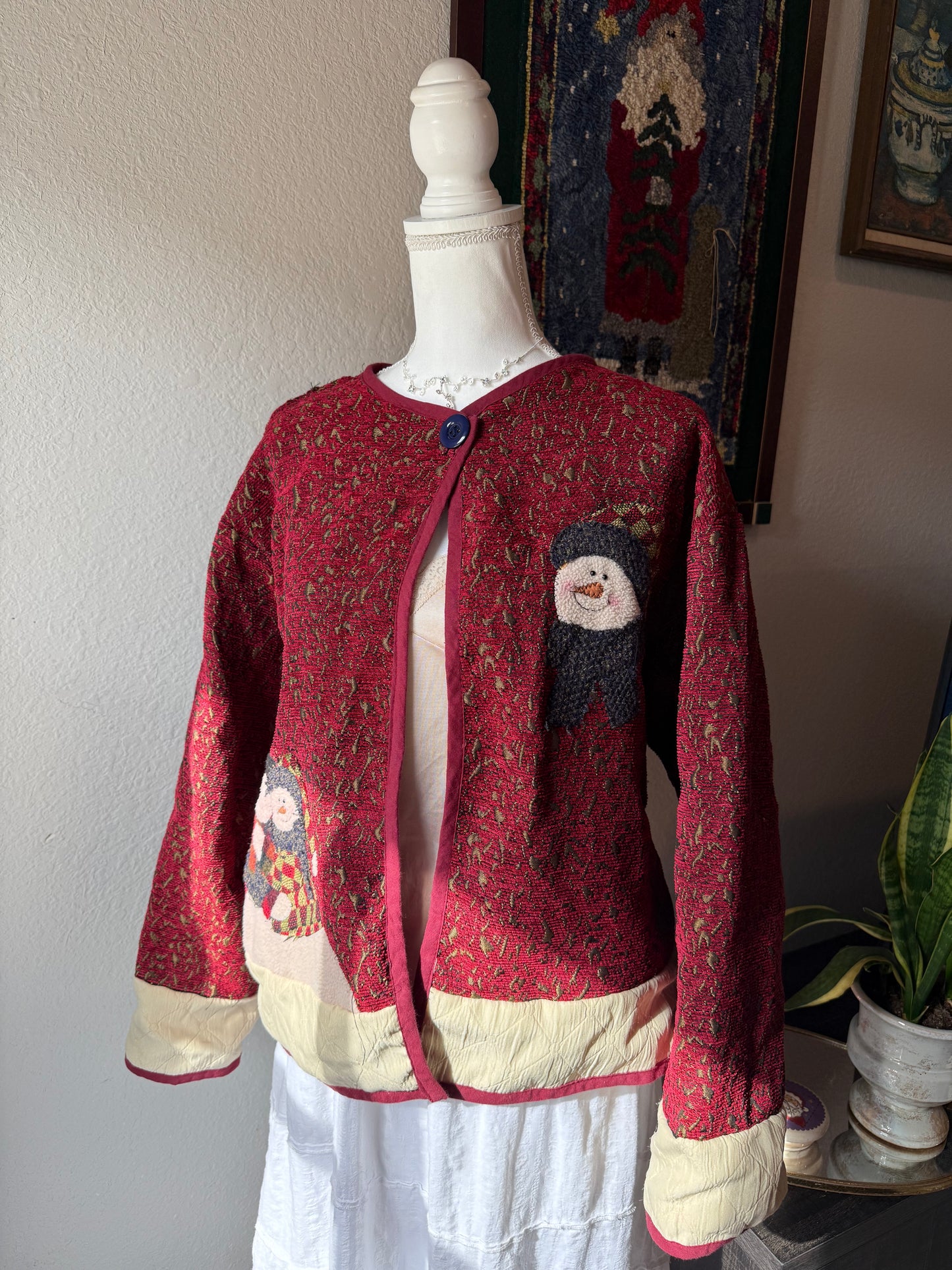 Snowman & Christmas Tree Jacket