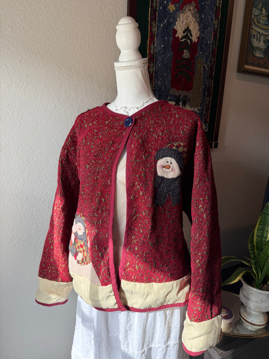 Snowman & Christmas Tree Jacket