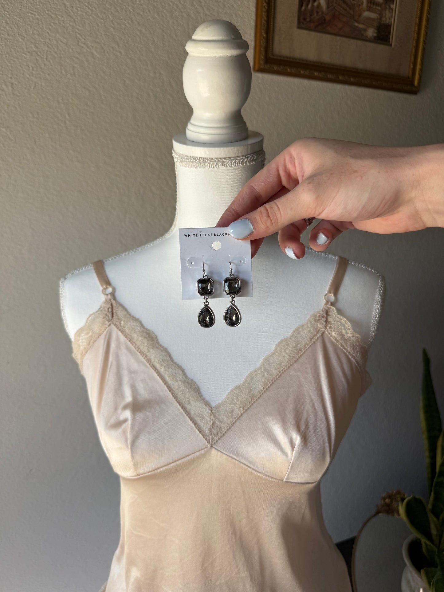 Silver & Glass Earrings