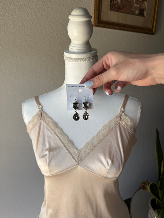 Silver & Glass Earrings