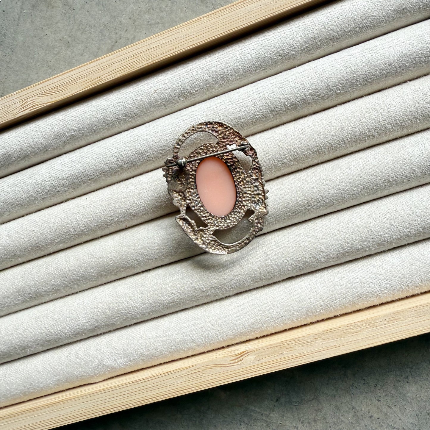 Sterling Cameo Pin
