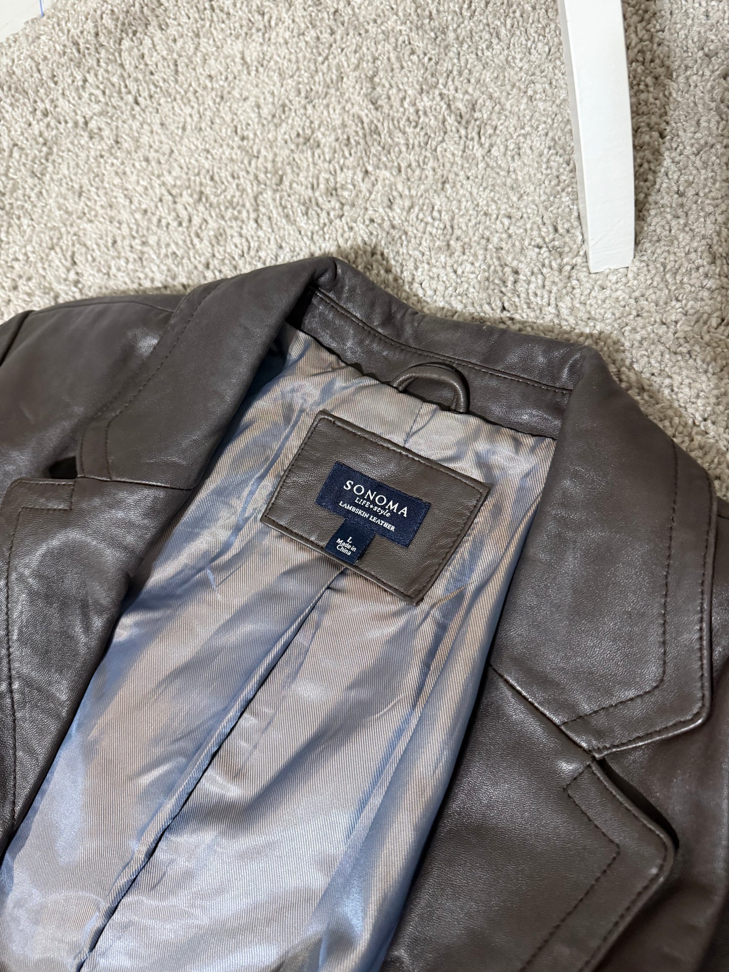 Brown Sonoma Leather Jacket