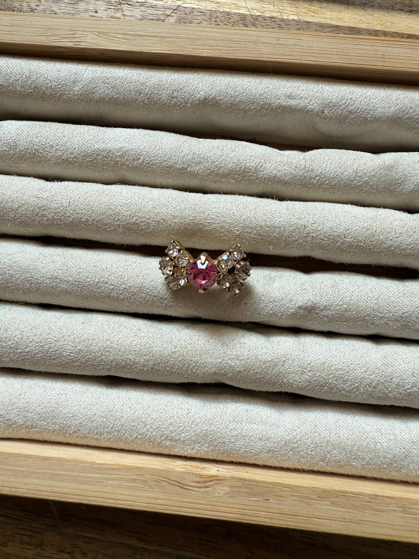 Adjustable Pink Bow (7.5-9.5)