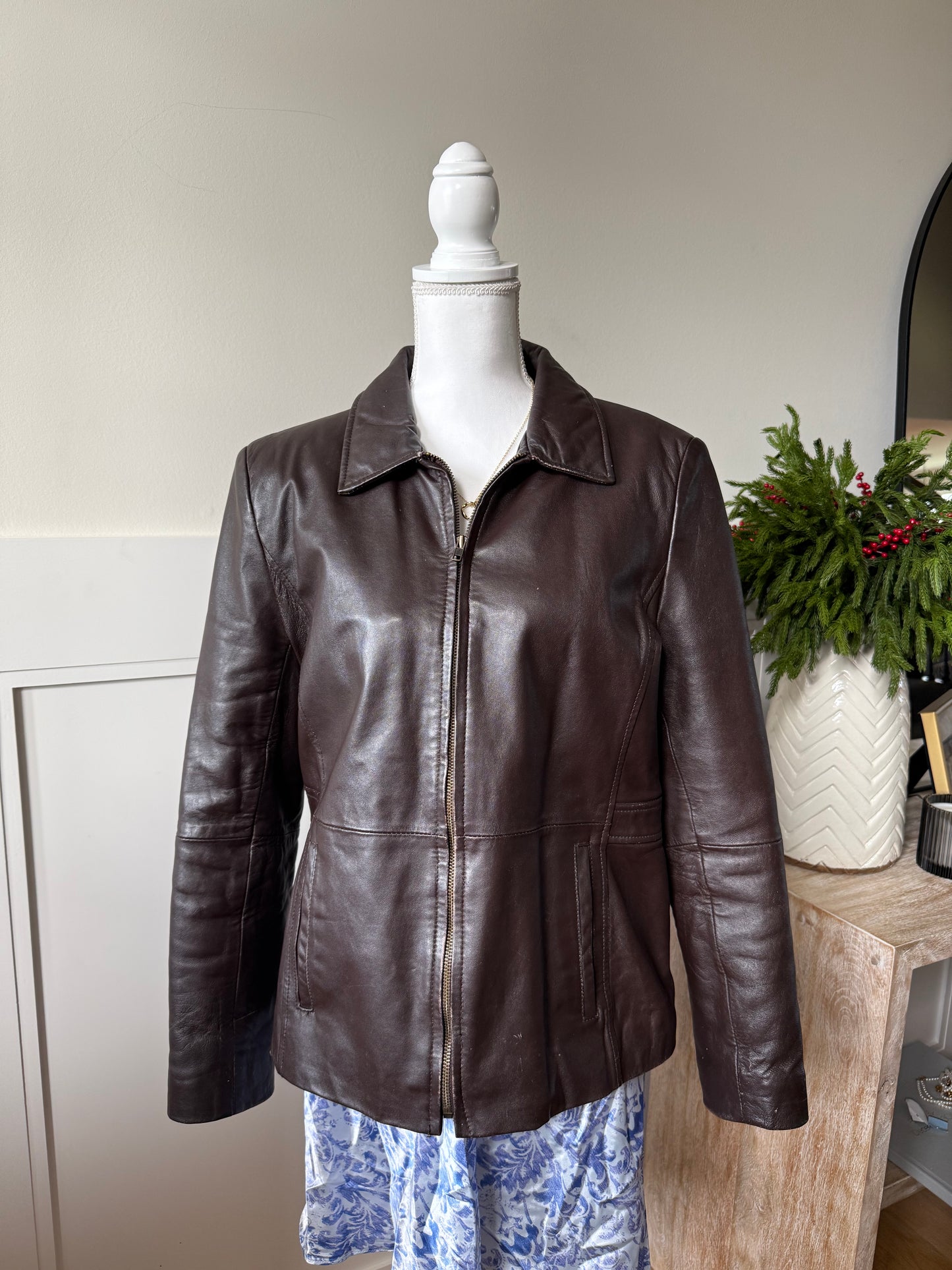 Brown Leather Jacket