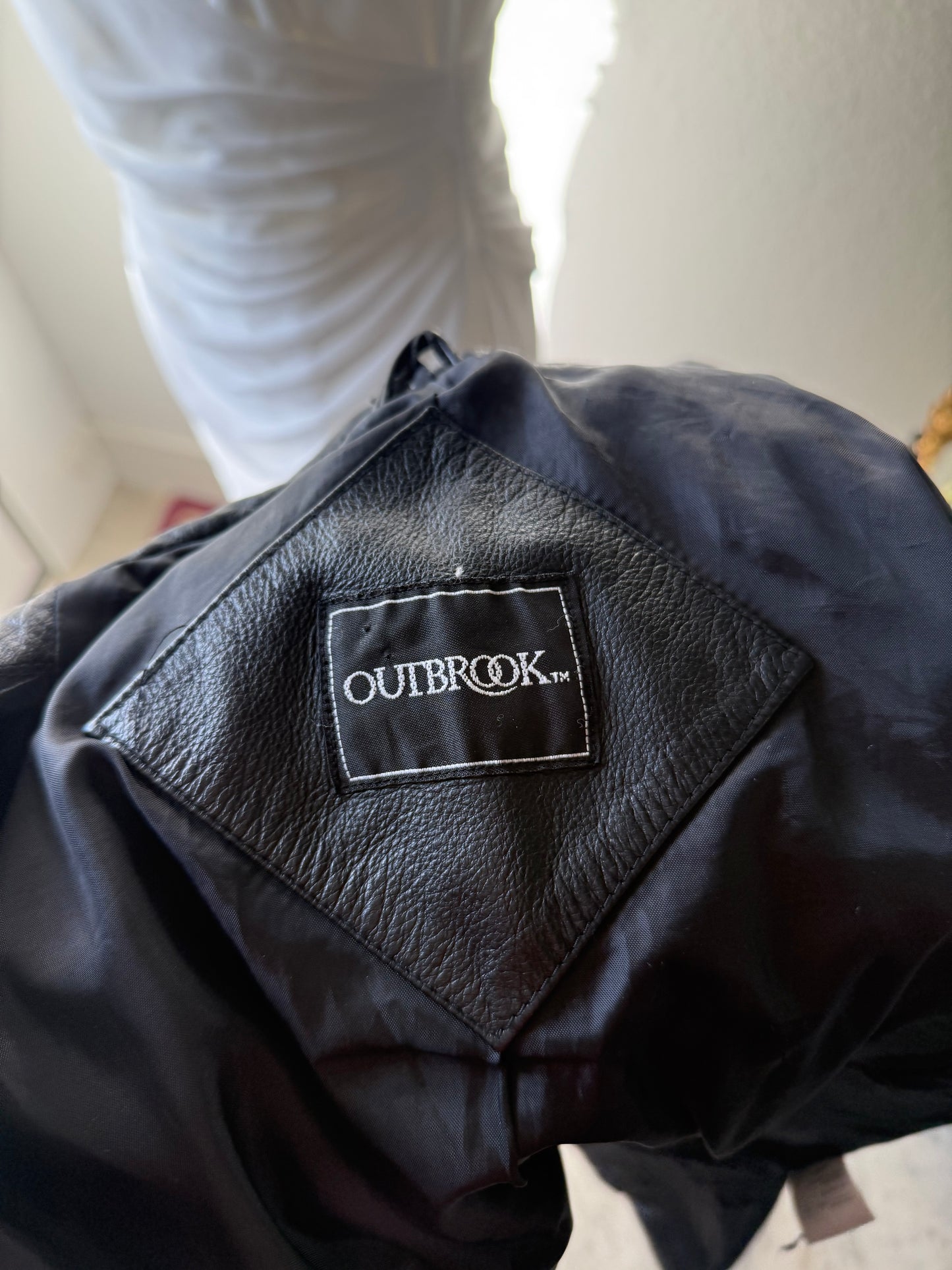 Outbrook Black Leather Coat