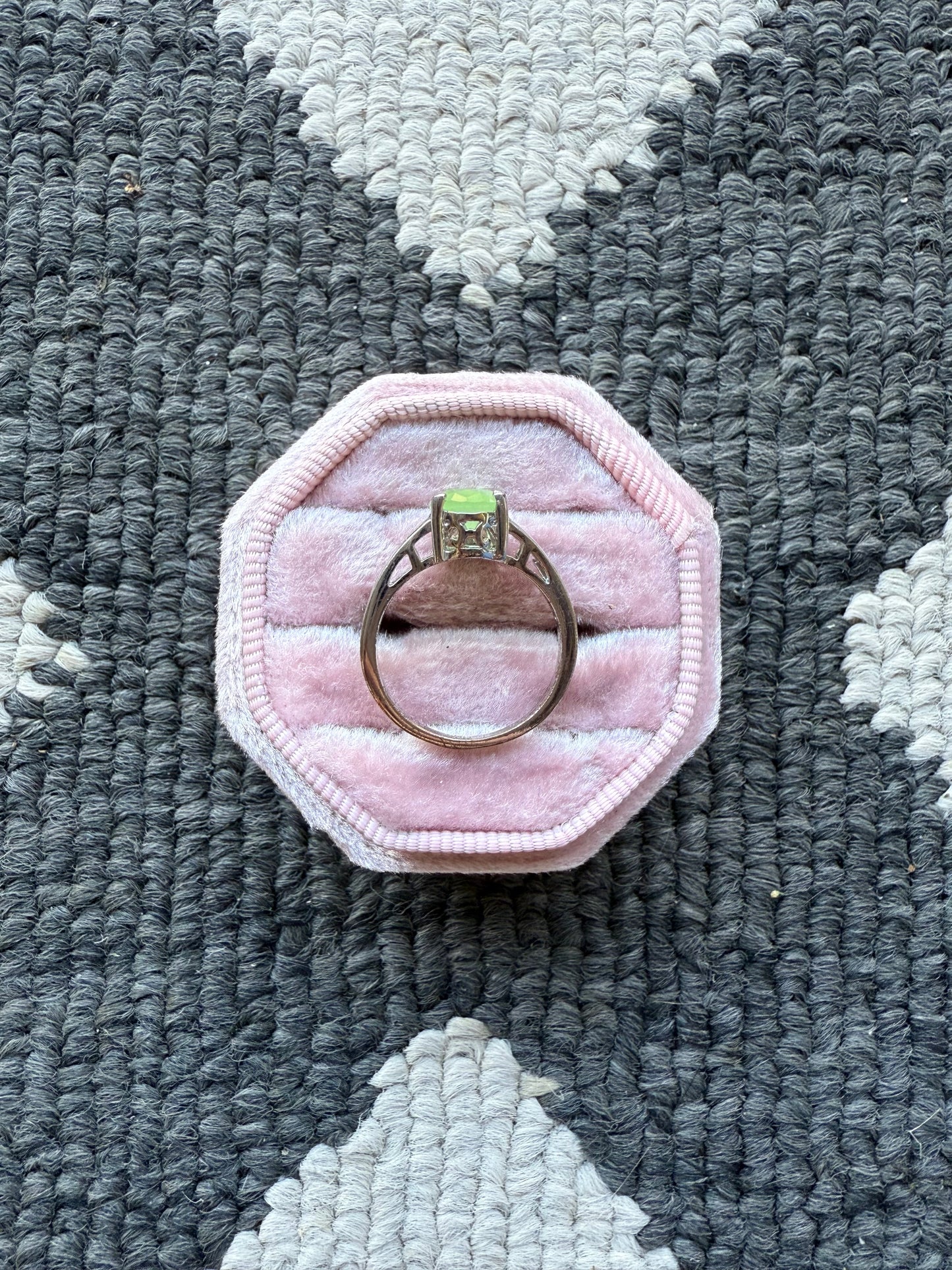 Sterling Light Green Ring (6)