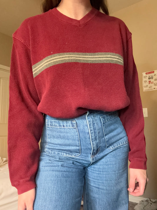 Red Striped Sweater