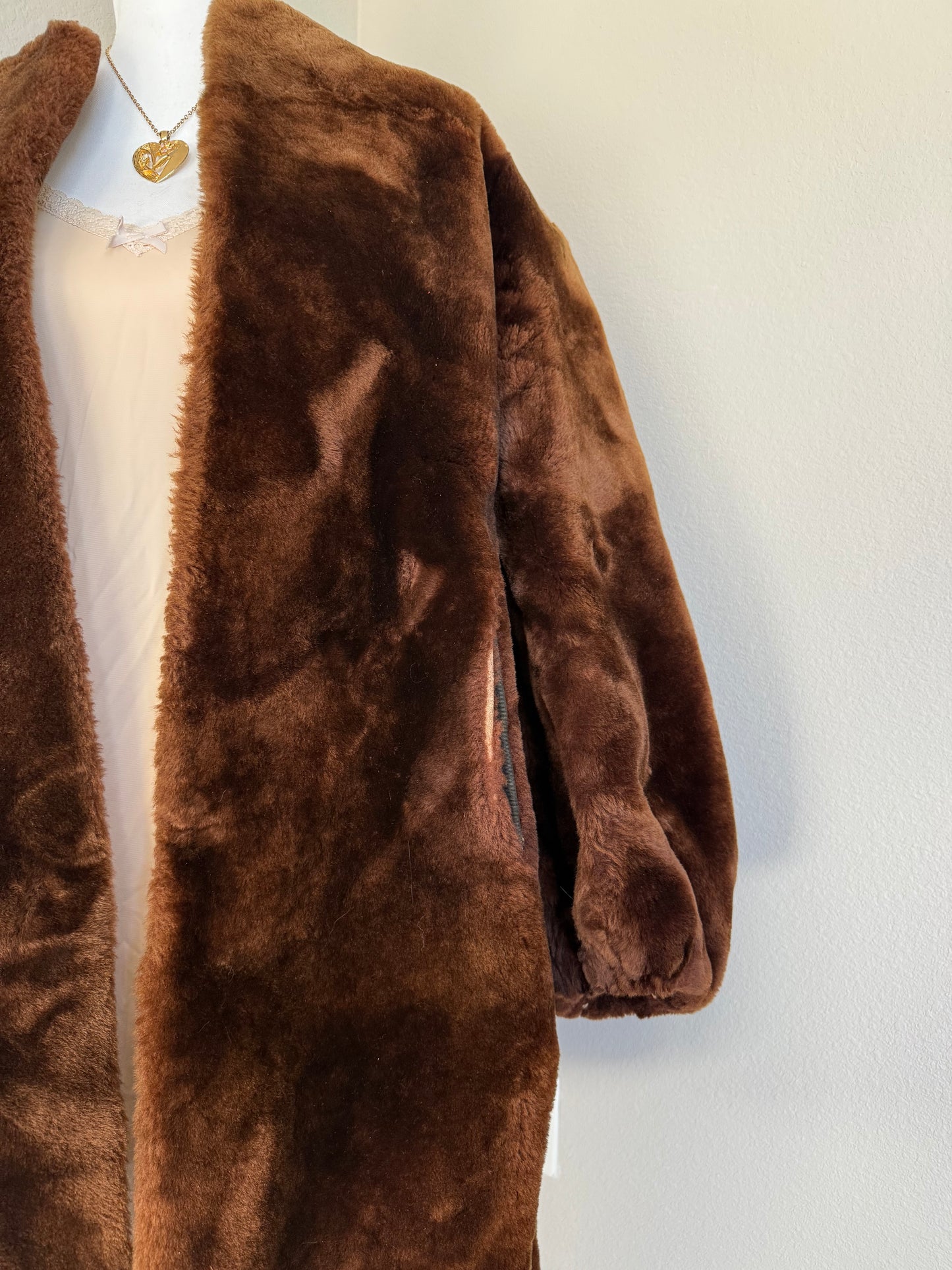 Vintage Mouton Fur Coat