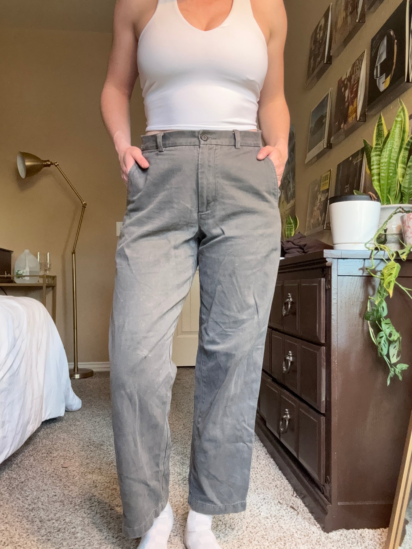 Gray Pants