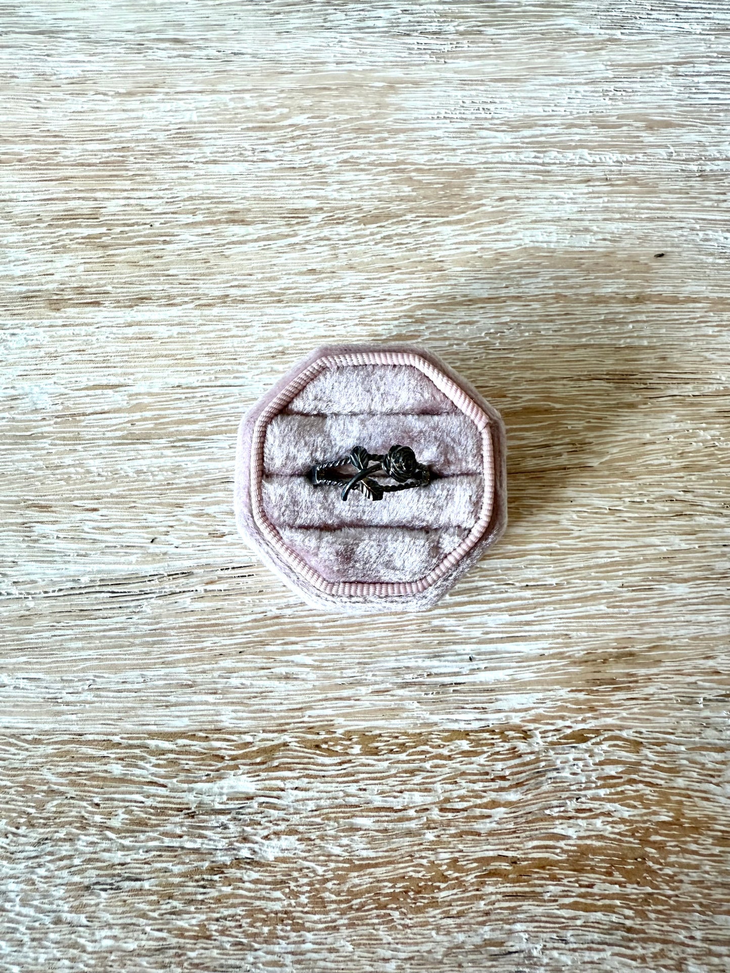 Sterling Rose Ring (8.25)