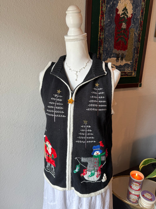Santa & Snowman Vest