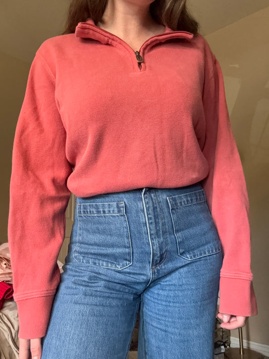 Salmon Quarter Zip