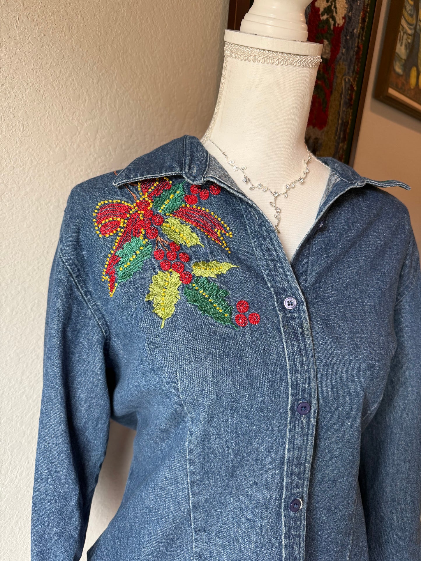 Holly Denim Button Up