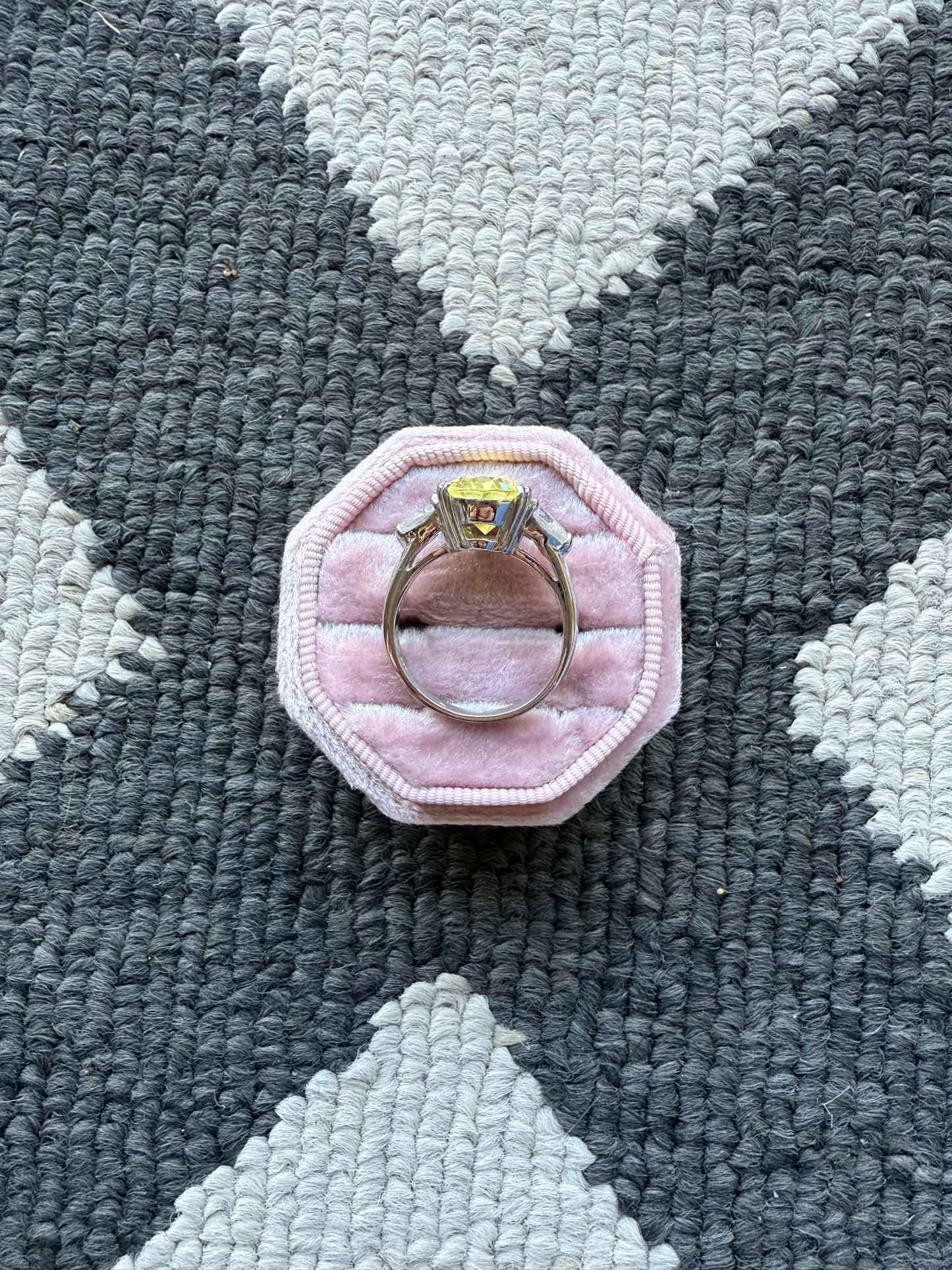 Sterling Yellow Ring (9.25)